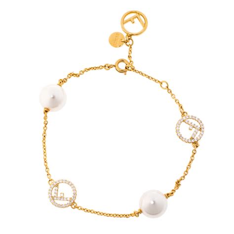 fendi pearl bracelet|designer fendi bracelets.